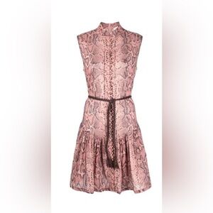 Zimmermann - mini snake print dress